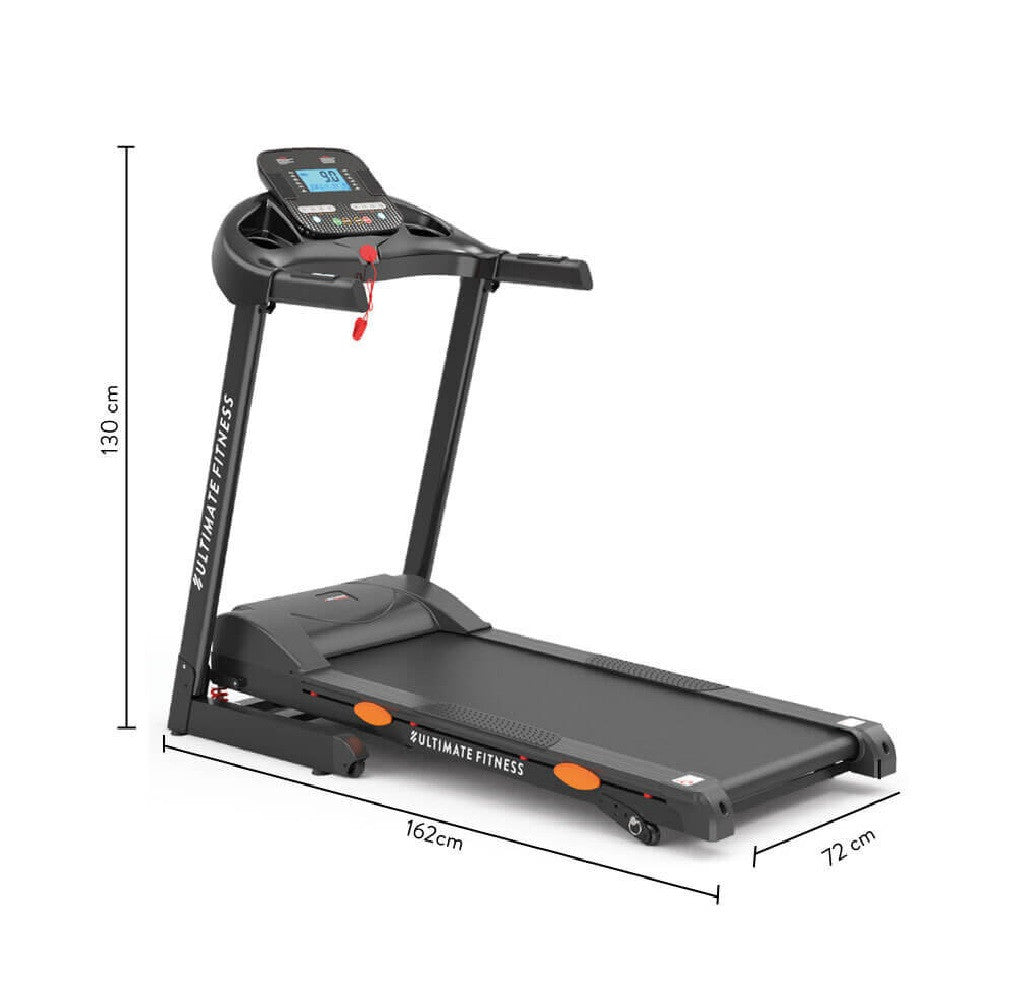 Trotadora Electrica Ultimate Fitness E500 Pro Negro