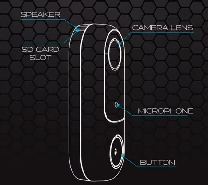 Cámara DR101 Smart Doorbell Camera W/Chime Techup