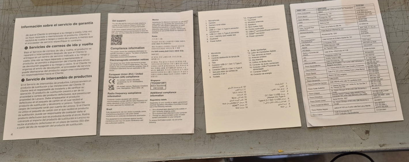 Notebook Lenovo 82hu Amd R7 5700u 1.8ghz Gris 16gb Ram / 512gb Ssd