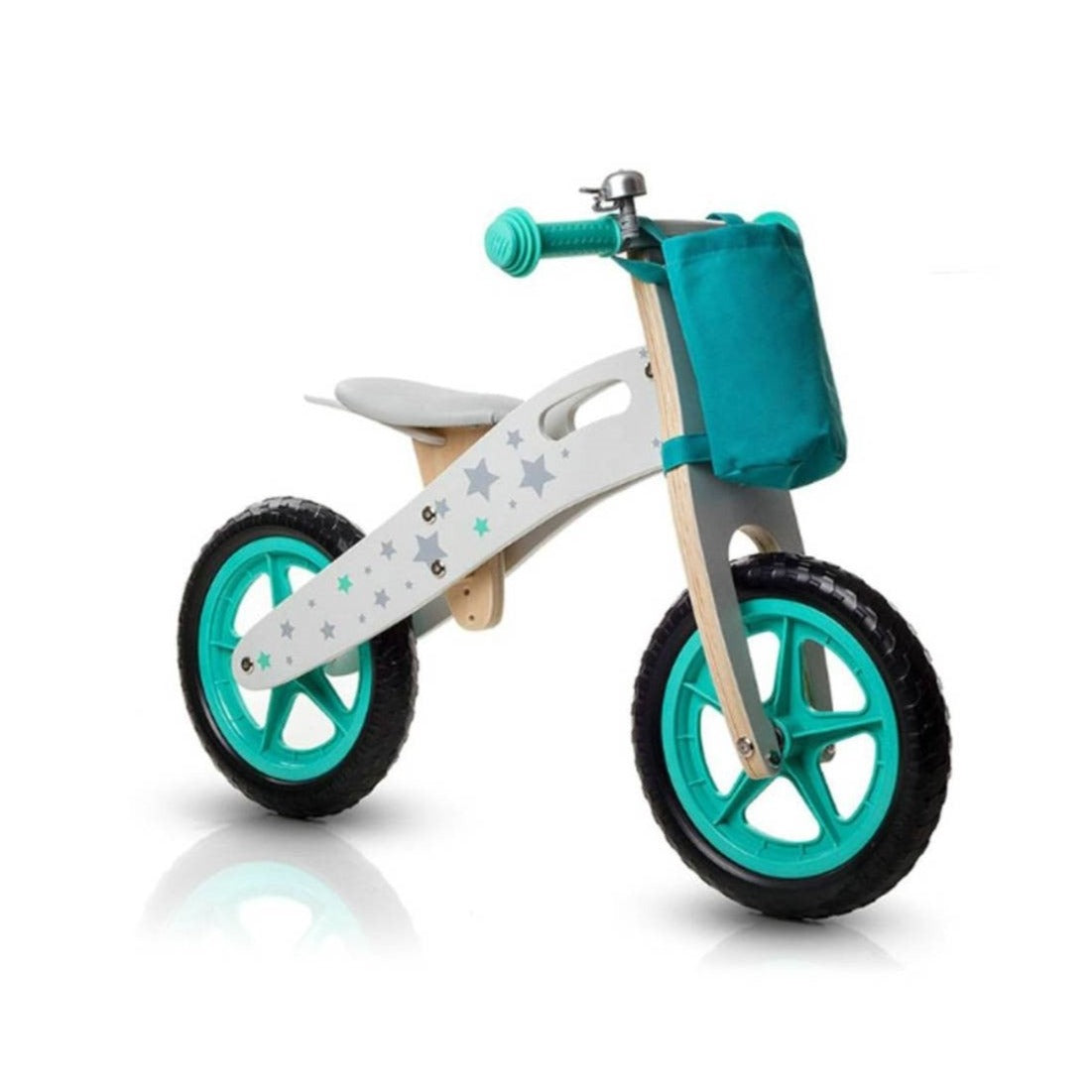 Bicicleta De Aprendizaje  Y Equilibrio Spacezat Madera Verde [Openbox]