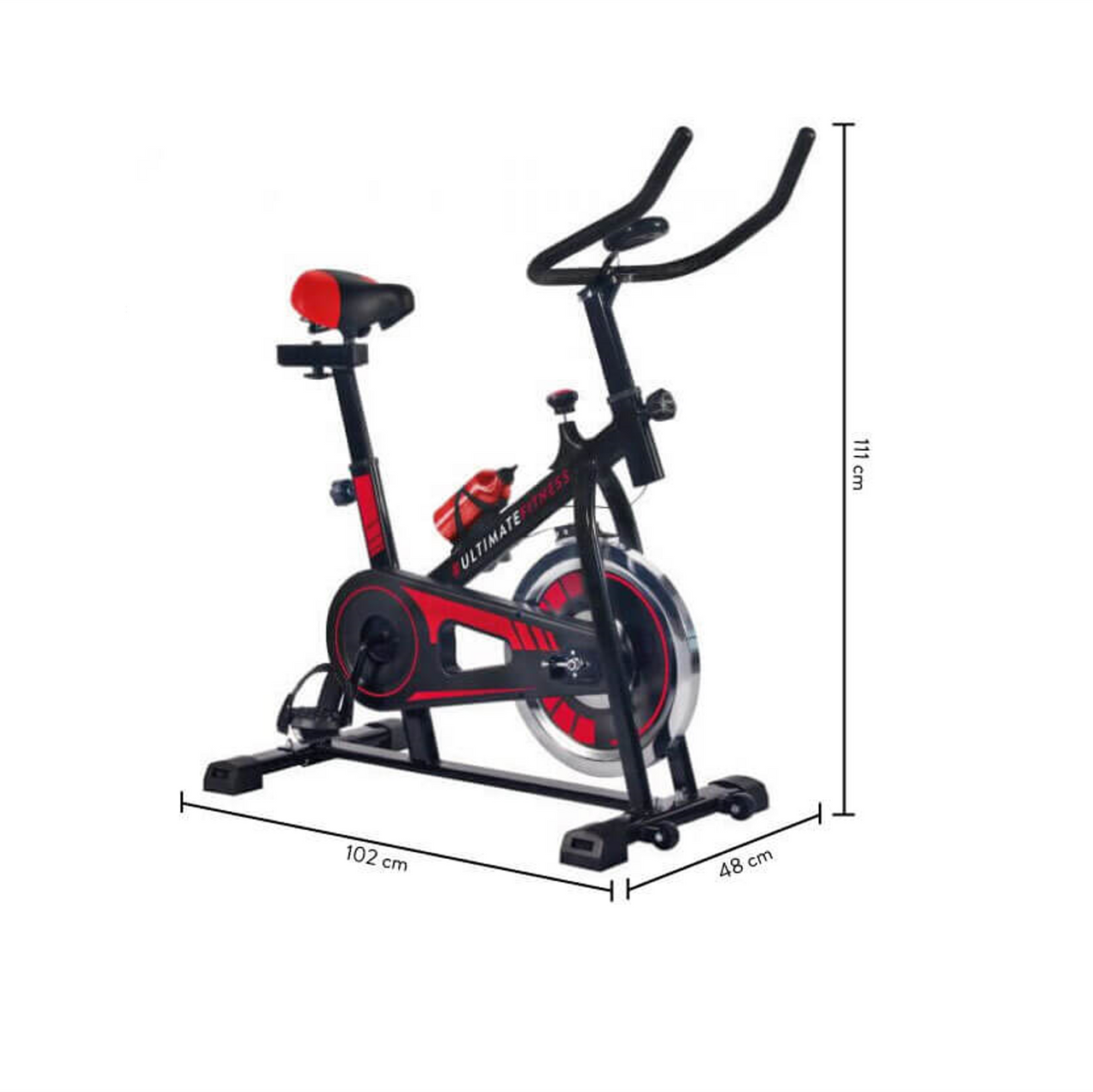 Bicicleta Spinning Ultimate Fitness Z50 Pro Negro