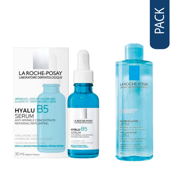 Pack La Roche Posay Hyalu B5 Serum y Agua Micelar Physiologique Ultra Pieles Reactivas
