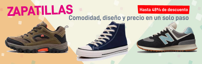 Zapatillas. Comididad, diseño y precio en un solo paso