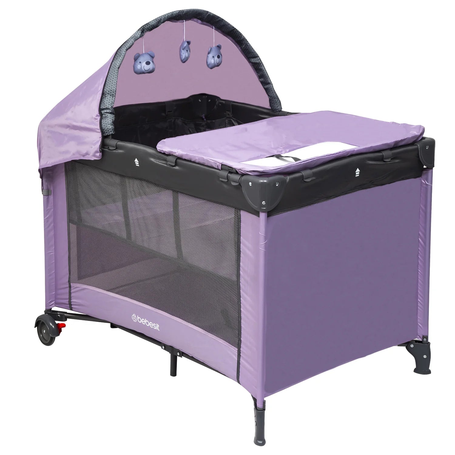 Cuna Corral Bebesit 6018 Playard Morado