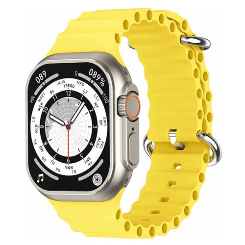 Reloj Inteligente Generico Watch 8 Ultra Amarillo 49Mm