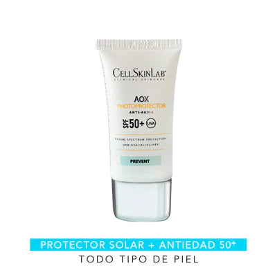 Pack 2 aox photoprotector spf cellSkinLab 40ml