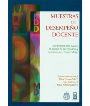 Libro Muestras De Desempeño Docente [Openbox] [Est]