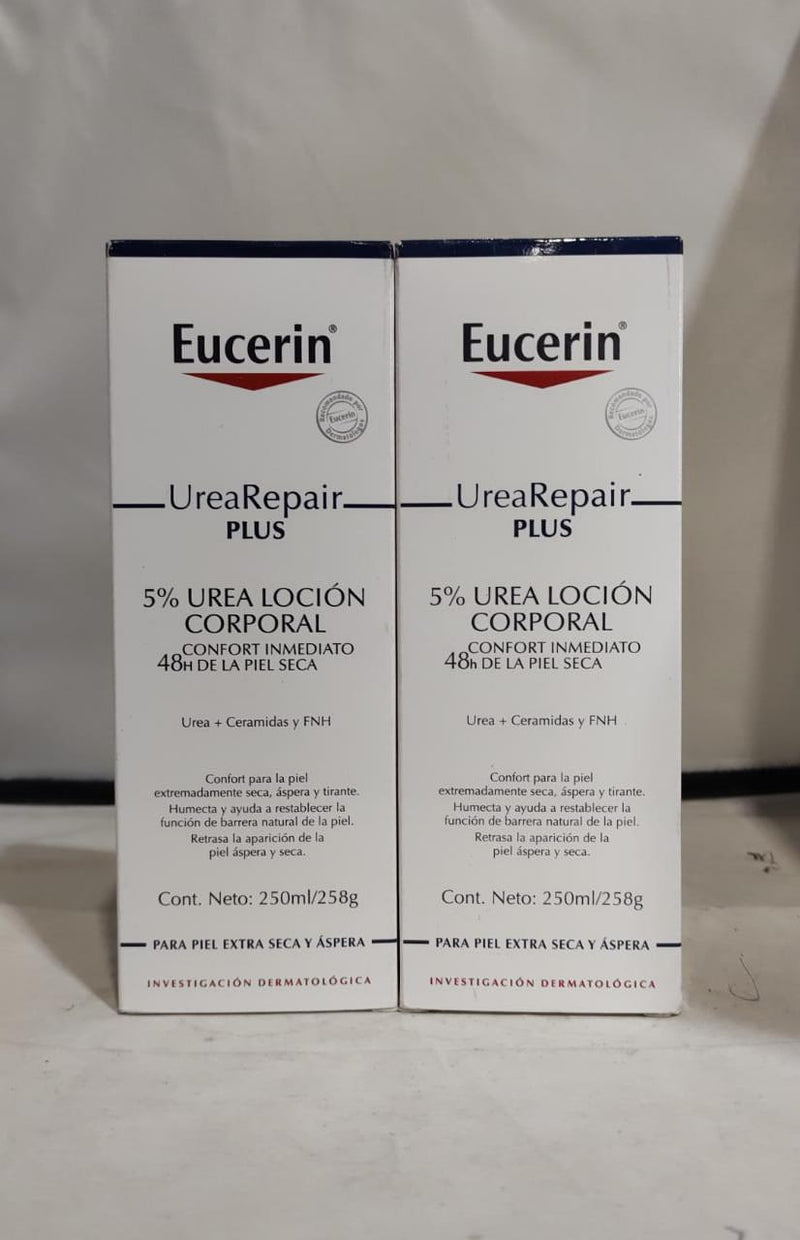 Pack 2 eucerin urearepair plus lotion 5% urea /2x 250ml