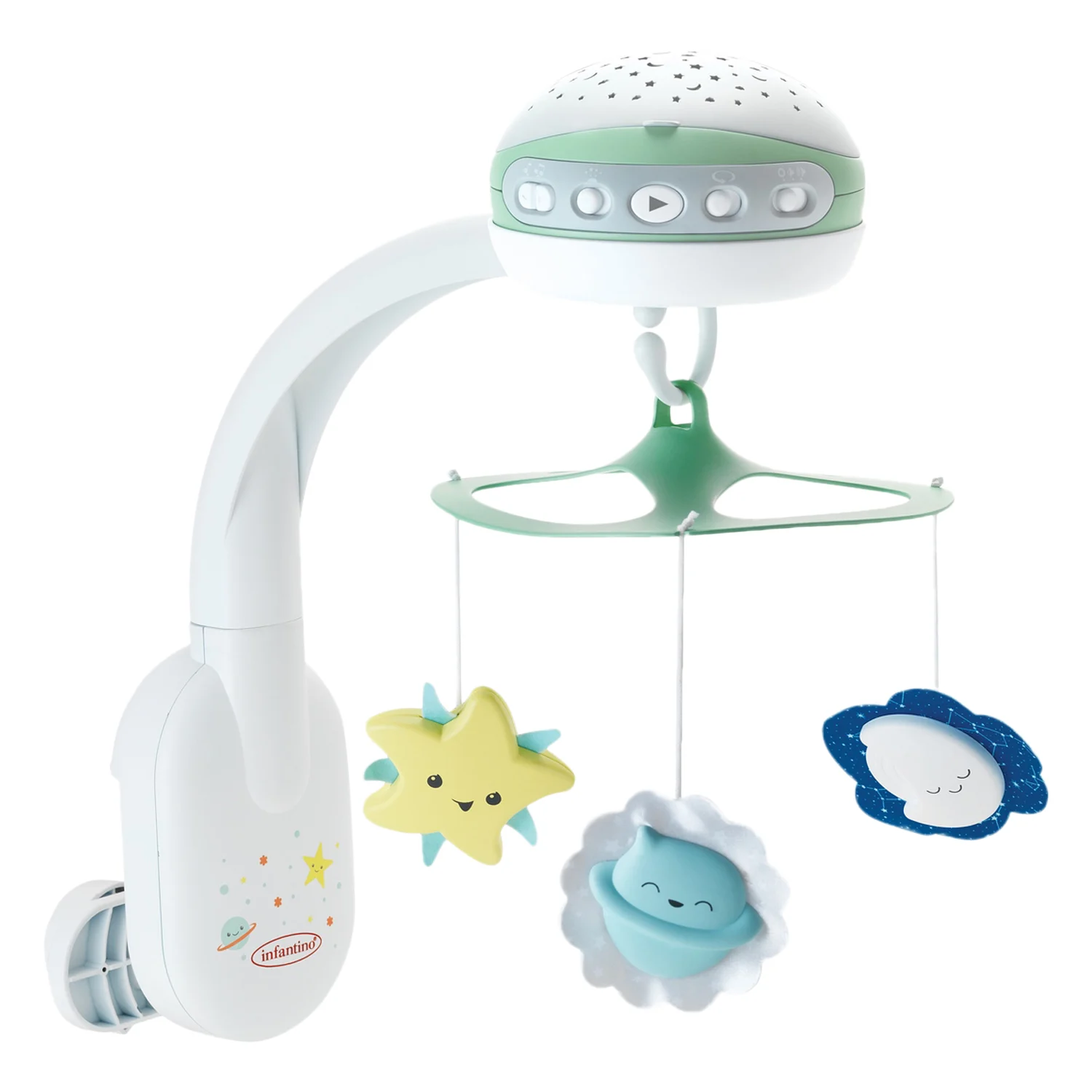 Projector Musical Mobile 3 En 1 Infantino Verde 0+