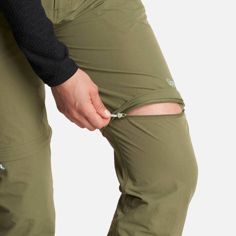 Pantalon mujer enduring mix-2 q-dry pants verde lippi, talla 42