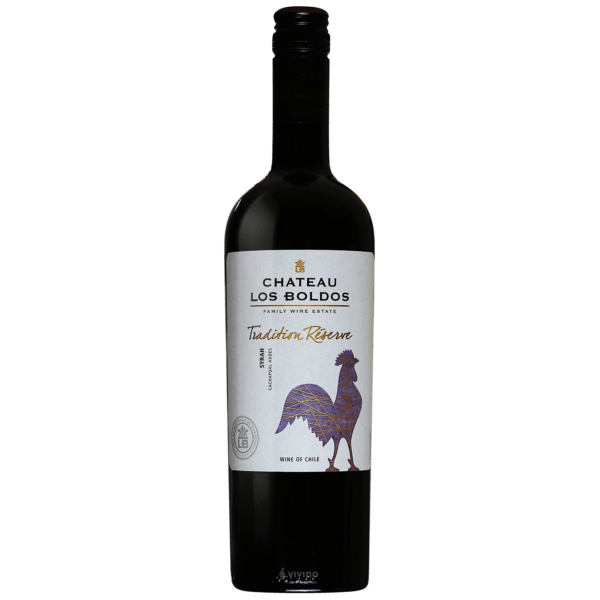 Vino Chateau Los Boldos Syrah Cachapoal Botella 2019, 750cc