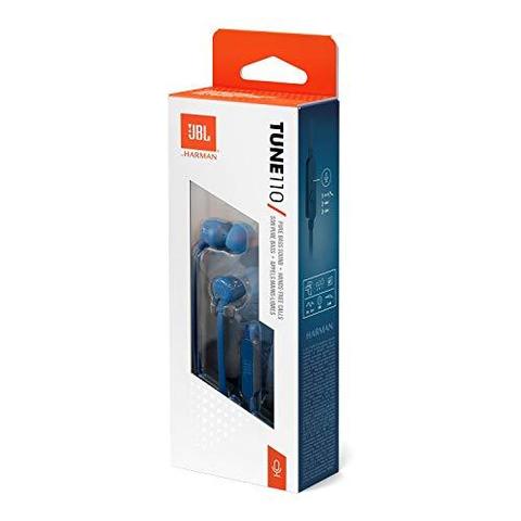 Audifonos Jbl Tune110 In-Ear Azul