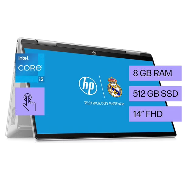 Notebook HP 2 en 1 Pavilion x360 14-EK1012LA i5-1335U 8GB RAM 512GB SSD Gris