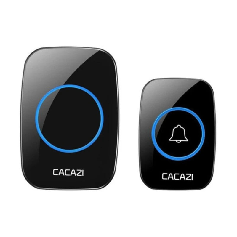 Timbre Inalambrico Para Exterior Cacazi Digital Doorbell Negro