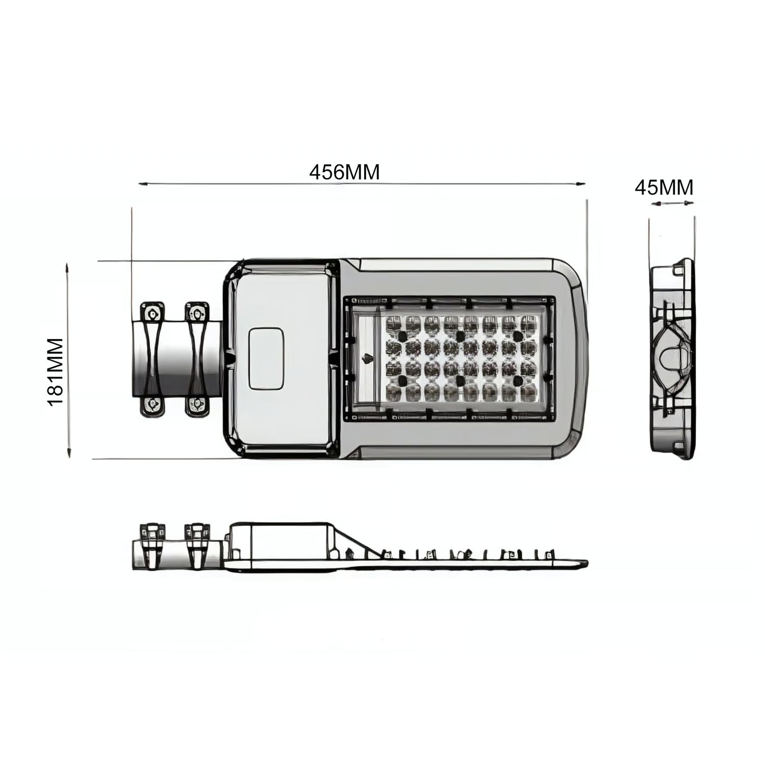 Foco Led De Pared Exterior Want 110W Ip65 110-265V [2D3]