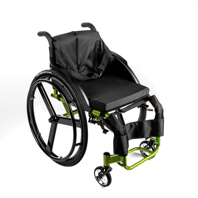 Silla De Ruedas First Care Deportiva Pro Verde / Negro