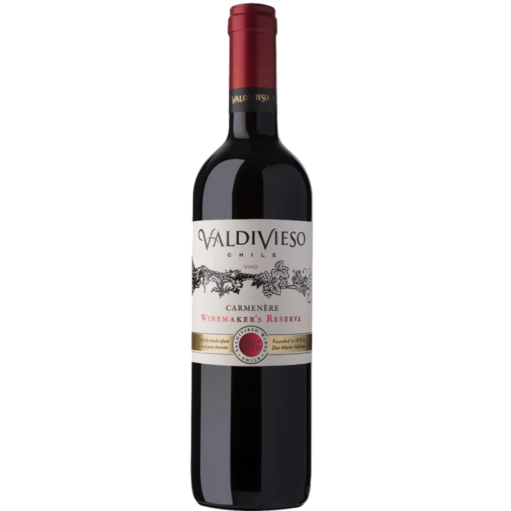 Vino Valdivieso Winemaker Reserva Carmenere 2015, 750cc  [Open box] [Est]