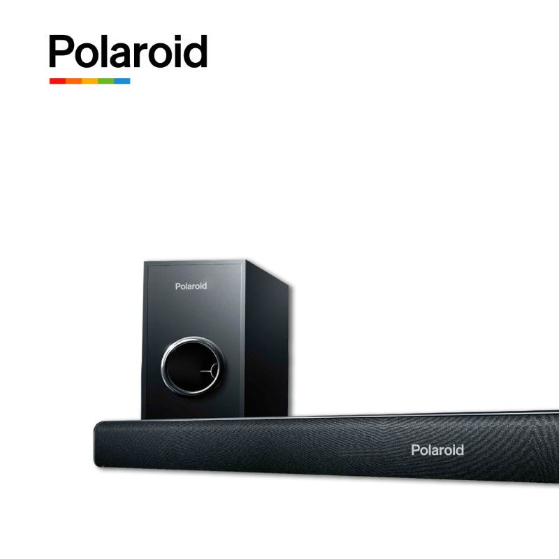 Home theater soundbar with subwoofer 37″ polaroid [Openbox]