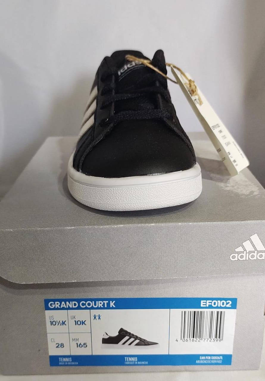 Zapatillas adidas grand court Kids 10.5 us