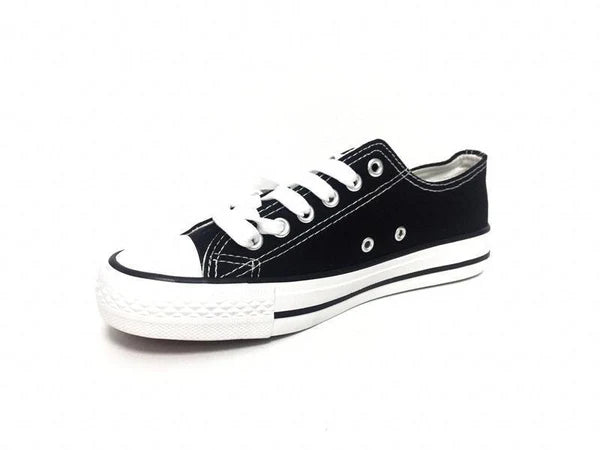 Zapatilla Hombre Zapatilla Hombre Lona negro clasica talla 43