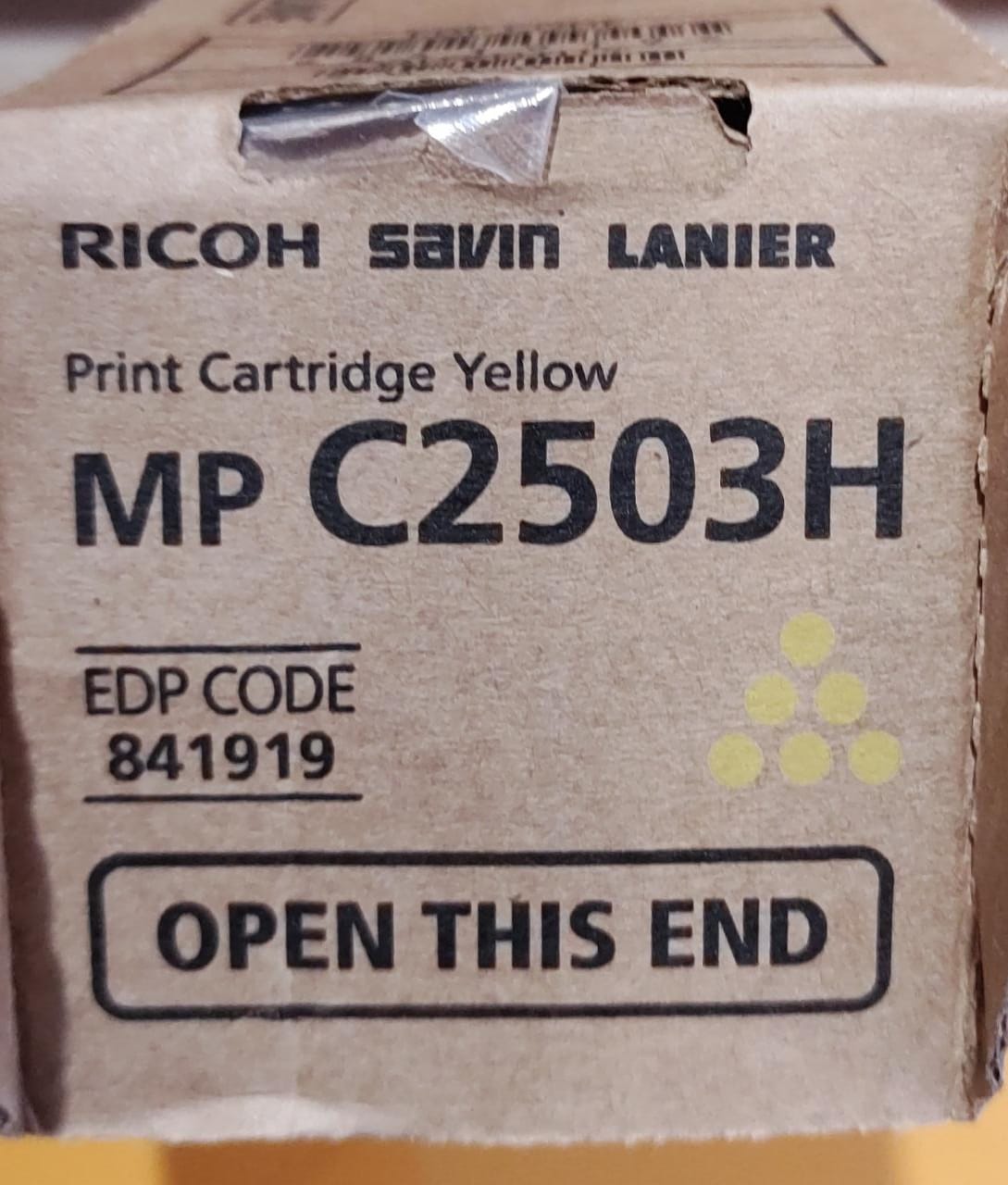 Cartridge ricoh C2503h amarillo
