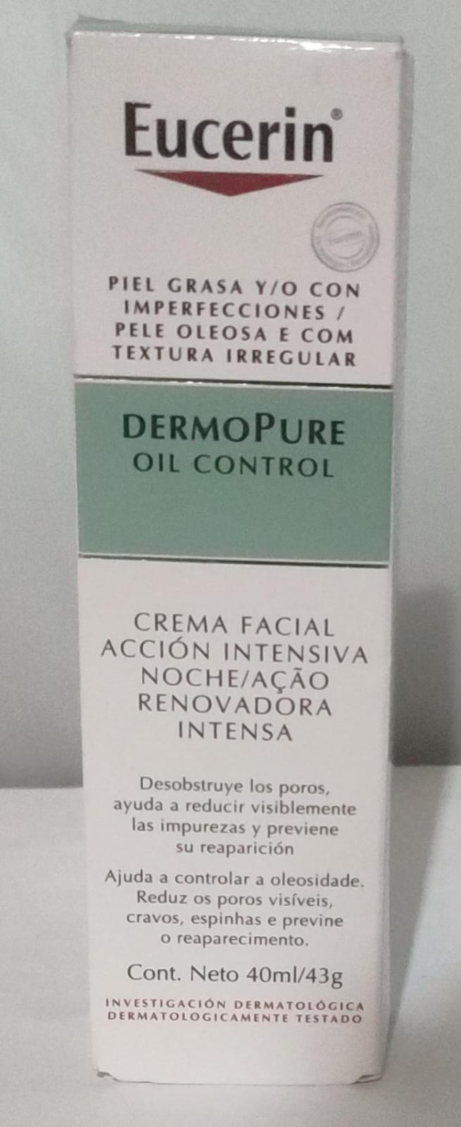 Crema Dermopure Oil Control Eucerin 40ml [Openbox]