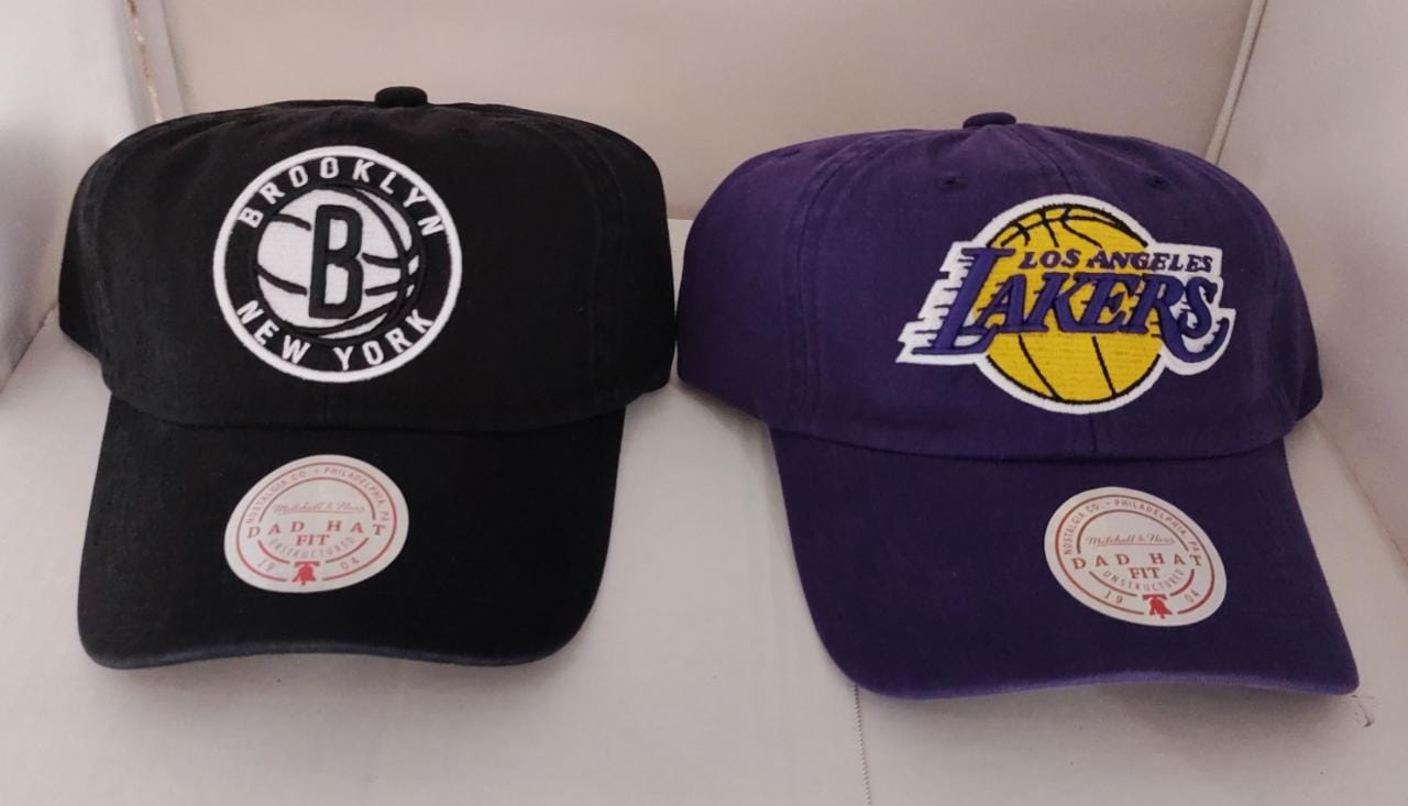Pack de Jockey mitchell and ness Los angeles Lakers - Brooklyn new york