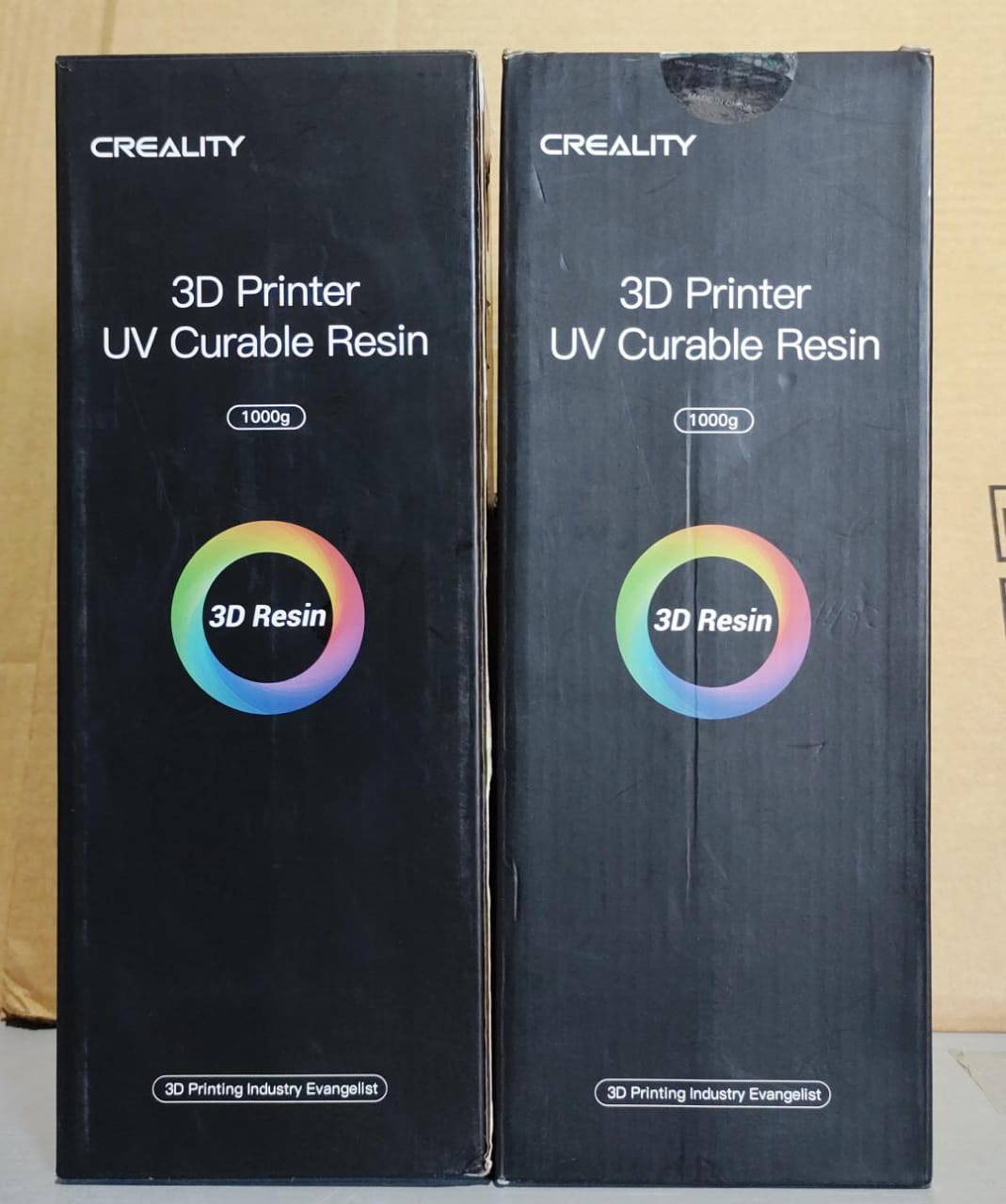 Pack de tinta para impresoras 3d creality printer uv curable resina blanco 1000g [Openbox]