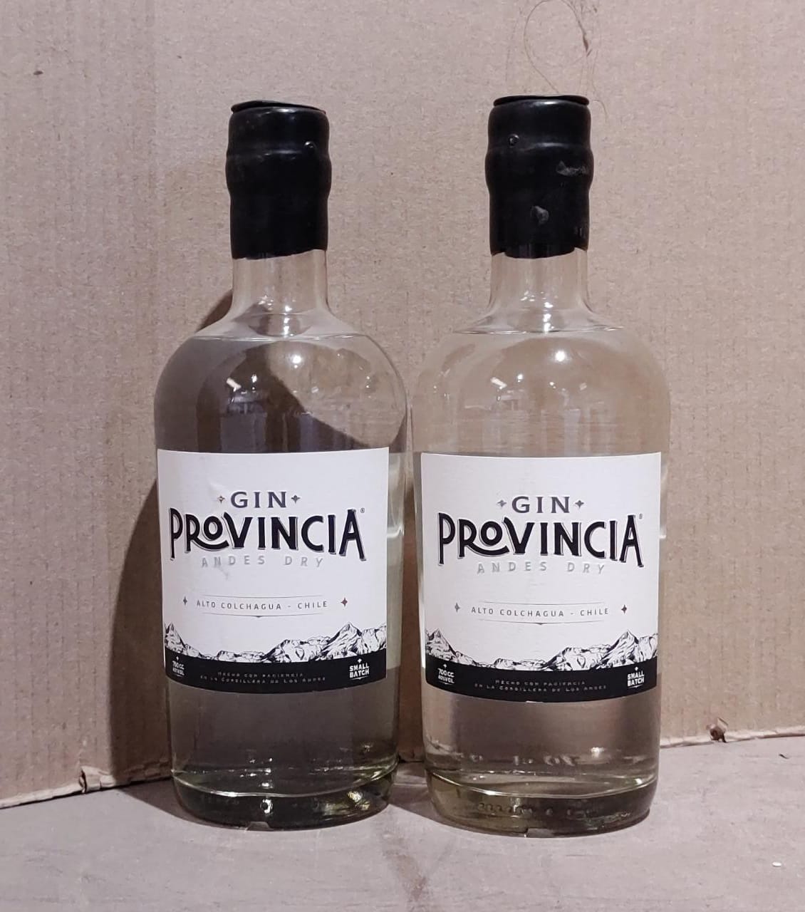 Pack gin provincia andes dry valle colchagua 700ml [Openbox]