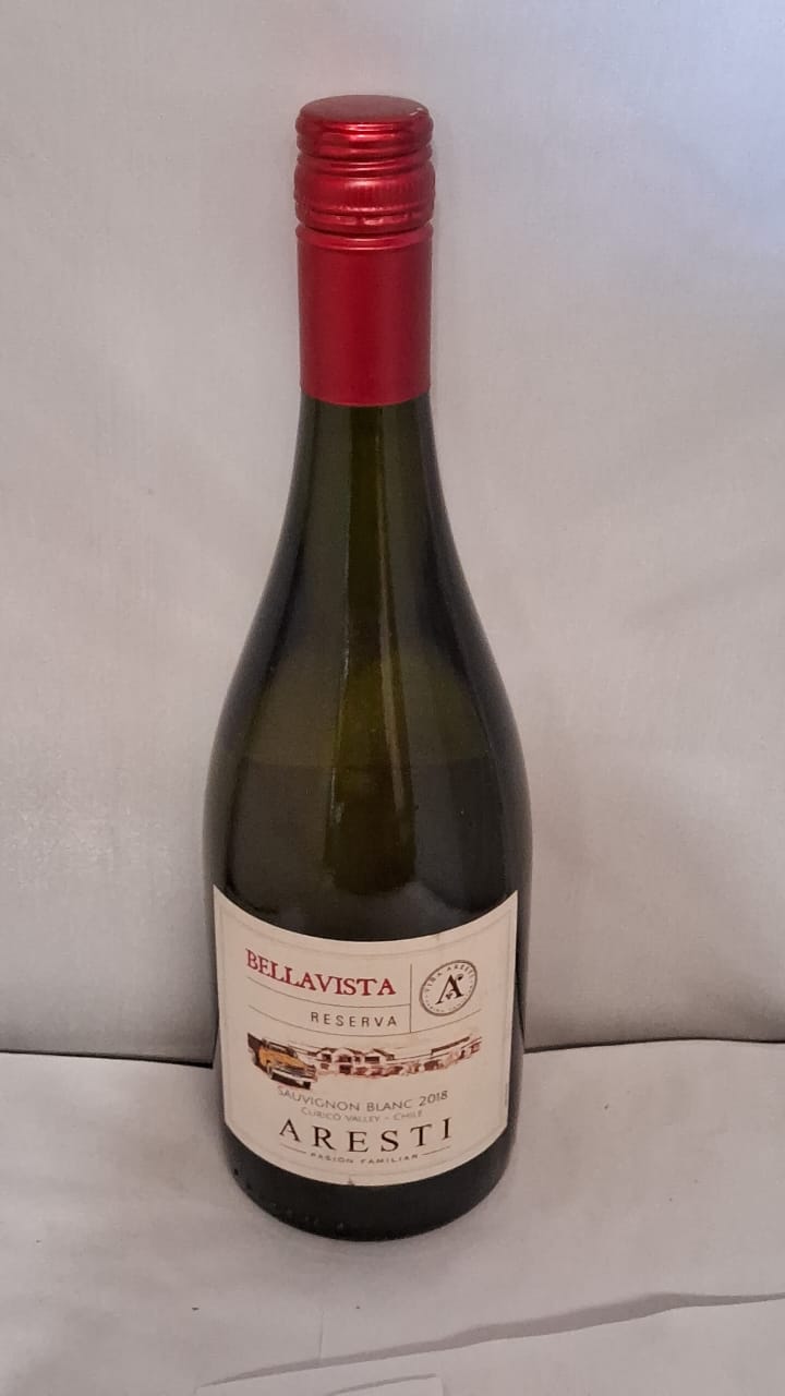Vino Aresti bellavista reserva sauvignon blanc 2018, 750cc