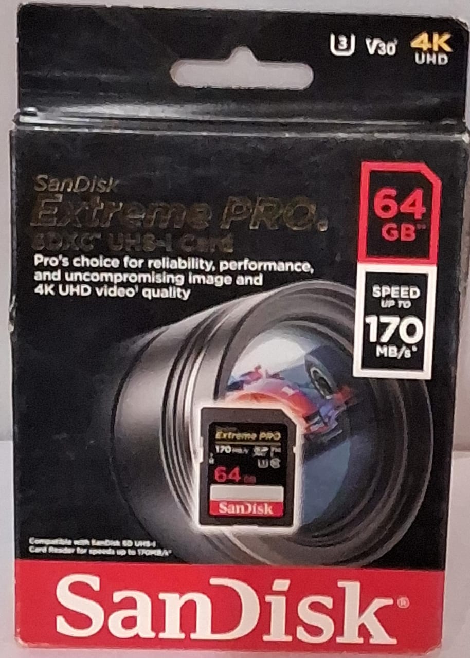 Extreme Pro Sandisk 64 Gb