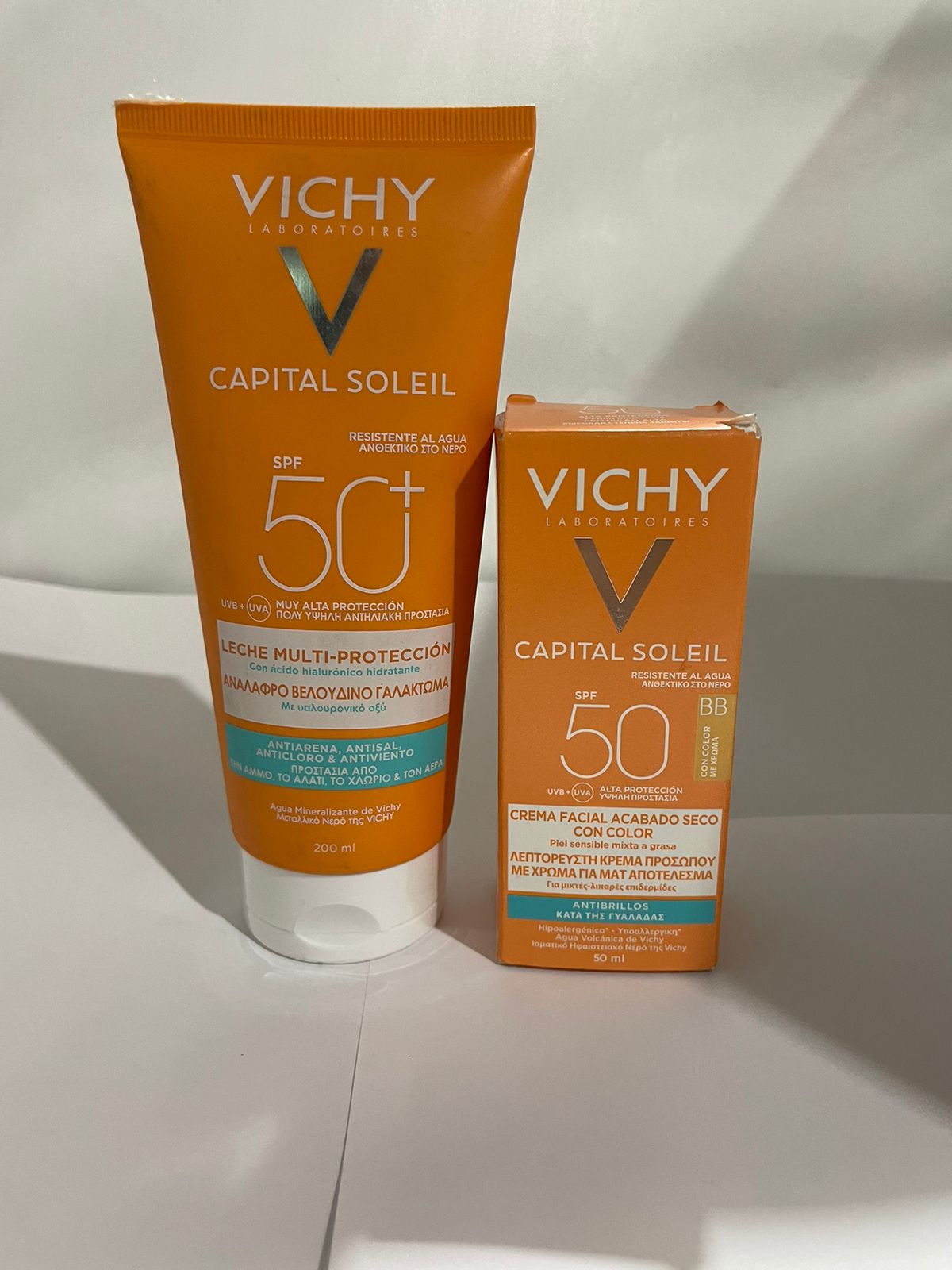 Pack Capital Soleil Vichy leche multiproteccion y protector solar BB Cream