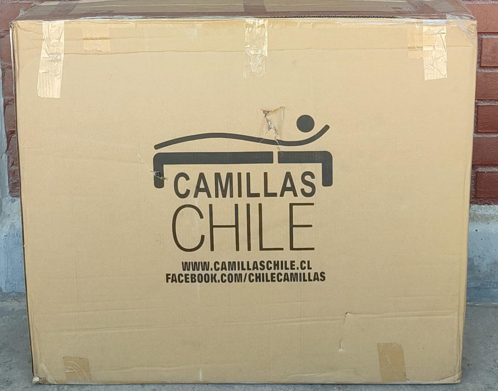 Camilla Plegable Camillas Chile A3 Pro Ruedas Beige [Openbox]