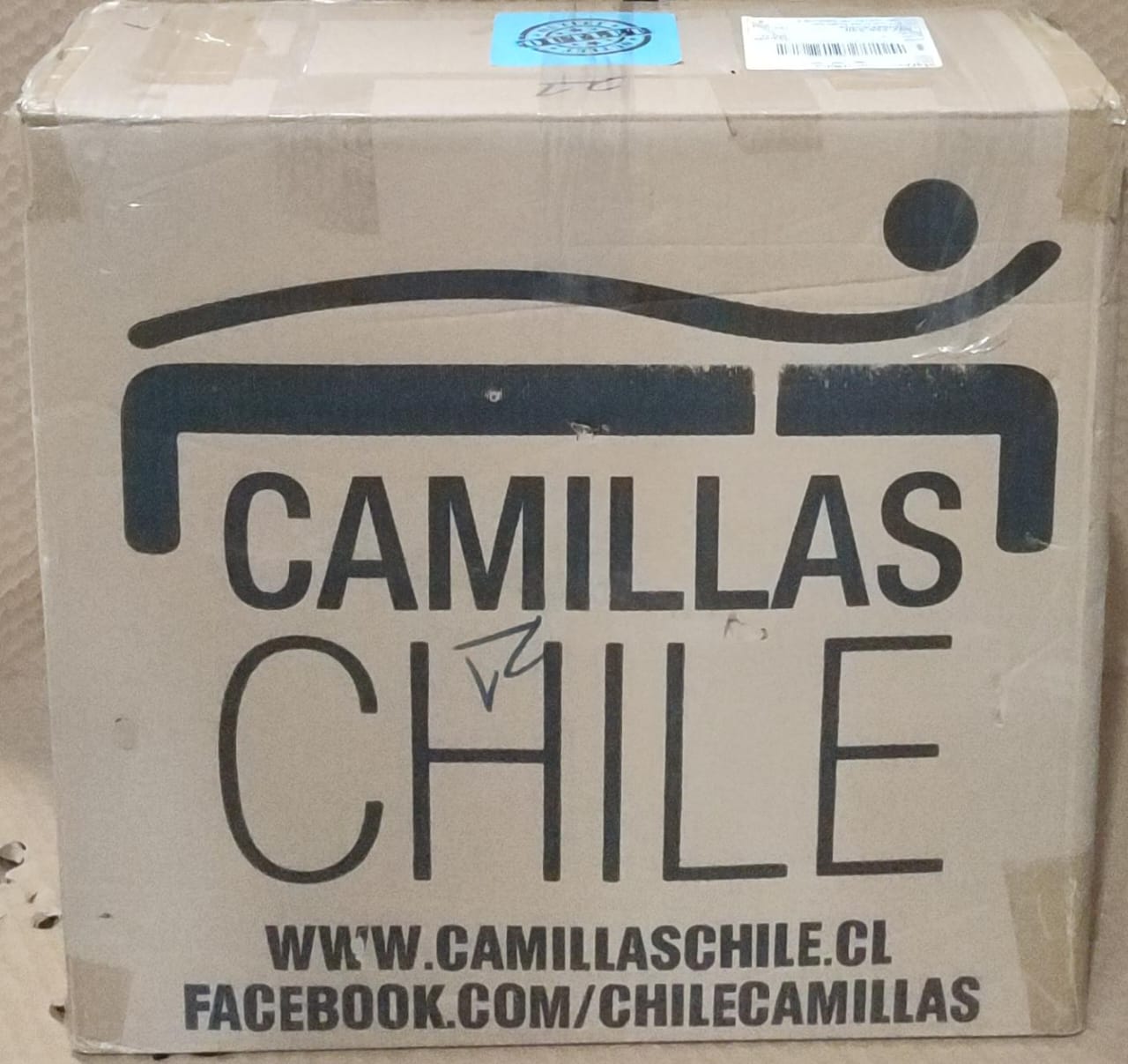 Piso Con Rueda Y Respaldo Camillas Chile R1 Negro [Openbox]