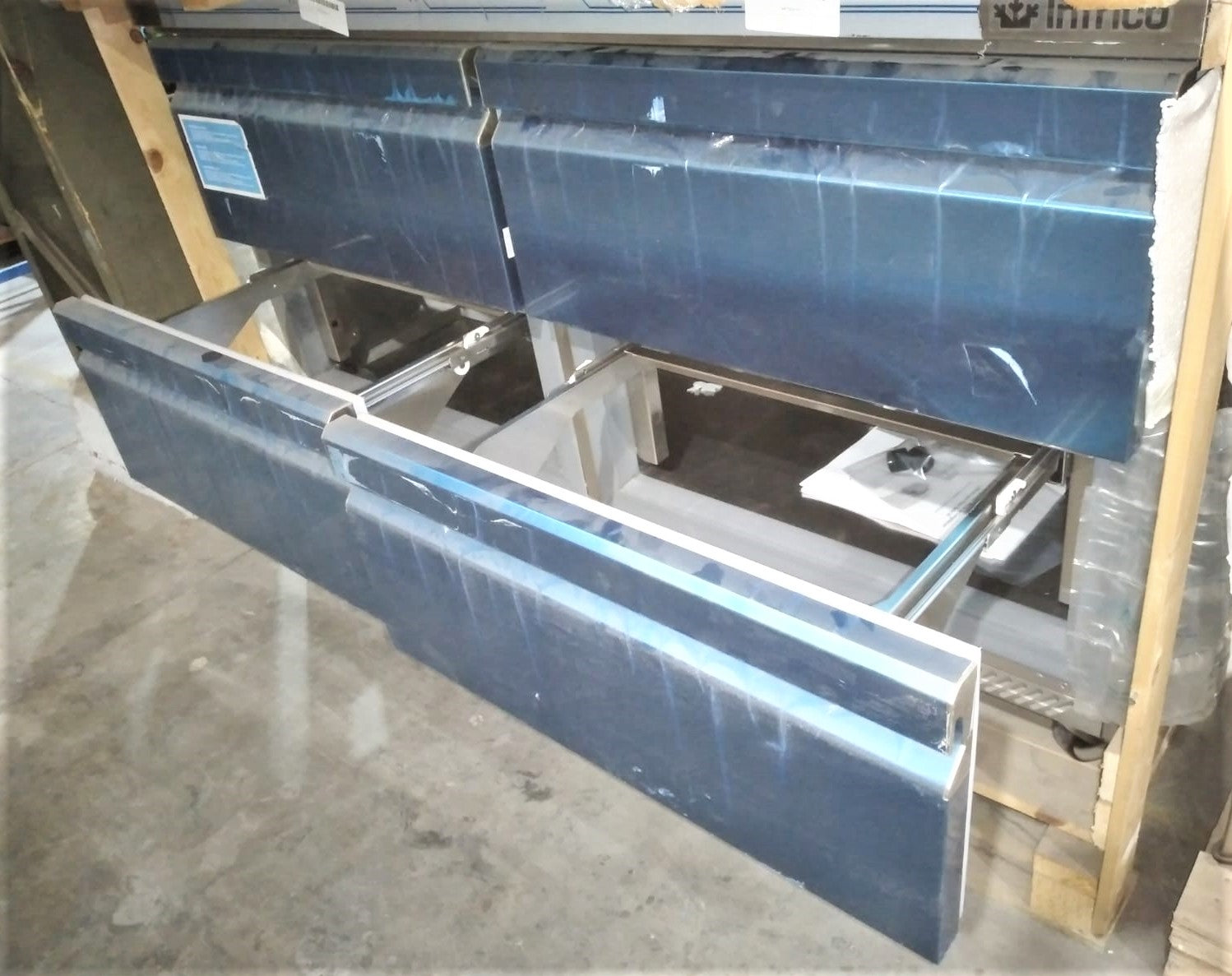 Mesa undercounter refrigeración con 4 cajones infrico uc604d [Openbox]
