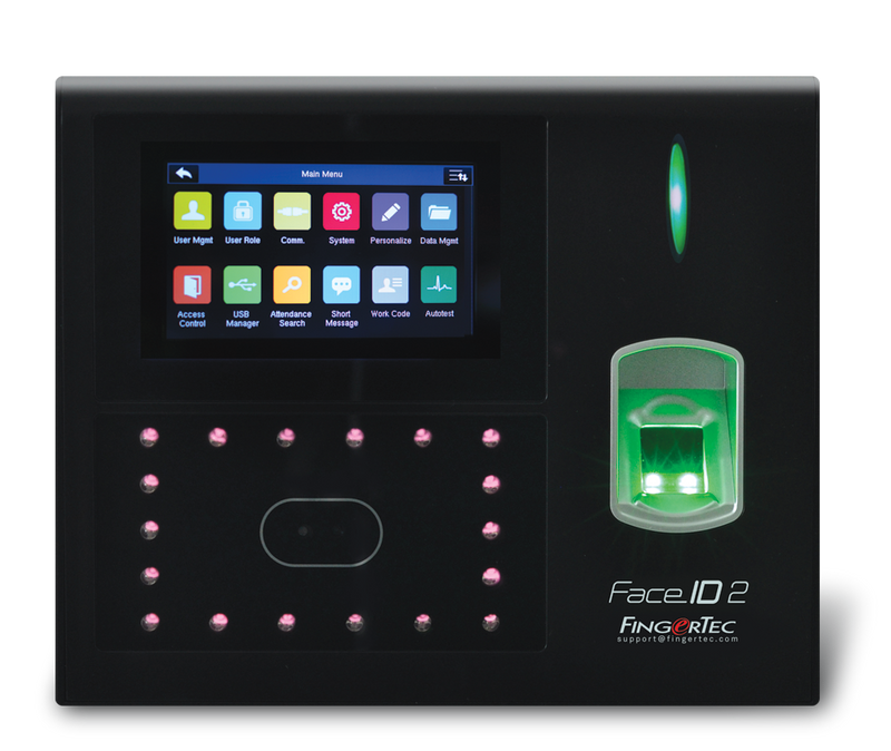 Control de acceso y asistencia Face id 2