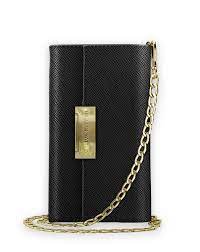 Carcasa iphone 11 pro/xs/x tipo clutch saffiano negro ideal of sweden [Openbox]